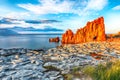 Awesome sunset view of Red Rocks called