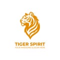 Awesome Tiger Spirit Logo Design 5 Royalty Free Stock Photo