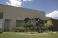 Awesome tyrannosaur rex Montana in Museum of the Rockies entrance