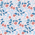Decorative Ditsy Floral Vector Seamless Pattern Design Royalty Free Stock Photo