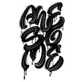 Awesome. Vector hand lettering design