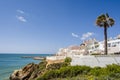 Awesome view of Albufeira Beach, panoramic , famous place called praia dos pescadores in Albufeira, Portugal