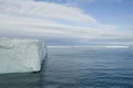 An awesome view of a very large iceberg in the Arctic