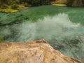 Awesome water on the Pratinha farm, Lencois, Chapada Diamantina, state of Bahia-Brasil/Brazil. Royalty Free Stock Photo