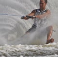 Awesome water ski action! Royalty Free Stock Photo