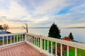 Awesome water view from the wooden deck