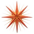 An Awful abstract image of star burst isolated on white background Royalty Free Stock Photo
