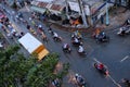 Awful flooded street at Ho Chi Minh city