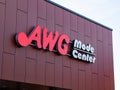 AWG Modecenter Logo Sign