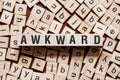 Awkward word concept