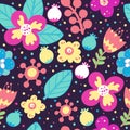 Awsome floral seamless pattern.