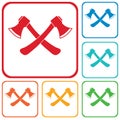 The ax icon. Axe symbol