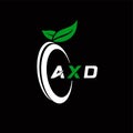 AXD creative minimalist letter logo. AXD unique vector initials alphabet letter logo design Royalty Free Stock Photo