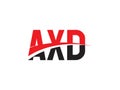 AXD Letter Initial Logo Design Vector Illustration Royalty Free Stock Photo