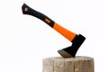 Axe embedded in log Royalty Free Stock Photo