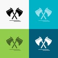 Axe, hatchet, tool, cutter, viking Icon Over Various Background. glyph style design, designed for web and app. Eps 10 vector Royalty Free Stock Photo