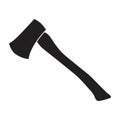 Axe icon. Black icon Royalty Free Stock Photo