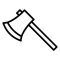 Axe Isolated Vector icon which can easily modify or edit Royalty Free Stock Photo