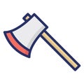 Axe Isolated Vector icon which can easily modify or edit Royalty Free Stock Photo