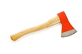 Axe with wooden handle Royalty Free Stock Photo