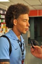 Axel Witsel giving an interview