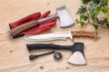 Knife, axes for adventure, explore, wilderness compass and fire starter, survival tools for adventure, camping and outdoor life