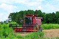 Axial Flow Case lll Combine Harvester Royalty Free Stock Photo