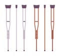 Axillary crutches set