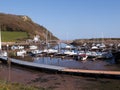 Axmouth harbour in devon Royalty Free Stock Photo