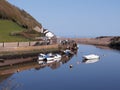 Axmouth harbour in Devon Royalty Free Stock Photo