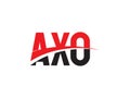 AXO Letter Initial Logo Design Vector Illustration Royalty Free Stock Photo