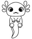 Axolotl clipart, Axolotl vector image download, axolot, ocean, sea animals