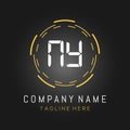 AY Logo Design vector . Royalty Free Stock Photo