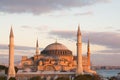 Aya Sofya at dusk Royalty Free Stock Photo