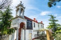 Aya Yorgi Church on Buyukada, the biggest island of the Princes` Islands near Istanbul, Turkey. Royalty Free Stock Photo