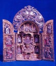 Ayacucho, Peru A traditional \'Retablo\', a typical historical 17 century Peruvian handicraft from the Ayacucho region Royalty Free Stock Photo