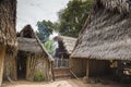 Indian hut for ayahuasca ceremonies