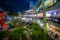 Ayala Mall Cebu Centre at night in Cebu City , Philippines. August 2018