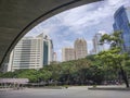 Ayala Triangle Gardens in Manila