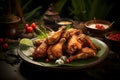 Ayam Goreng Kalasan, fried chicken marinated in a blend of spices and coconut water