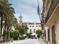 Ayamonte, Andalucia, Huelva, Spain Laguna Square.