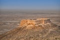 Abandoned ruins of Ayaz Kala #2 fort, Uzbekistan Royalty Free Stock Photo