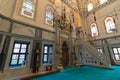 Ayazma Mosque. Mihrab and minbar of Ayazma Mosque in Uskudar