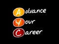 AYC - Advance Your Career acronym