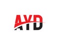 AYD Letter Initial Logo Design Vector Illustration Royalty Free Stock Photo
