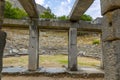 Priene, an ancient Greek city, is situated near the town of Soke, Aydin. Royalty Free Stock Photo