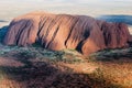 Ayers Rock aerial view Royalty Free Stock Photo