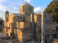 Ayia Kyriaki Chrysopolitissa church in Paphos, Cyprus Royalty Free Stock Photo