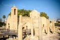Ayia Kyriaki Chrysopolitissa church in Paphos, Cyprus Royalty Free Stock Photo