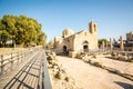 Ayia Kyriaki Chrysopolitissa church in Paphos, Cyprus Royalty Free Stock Photo